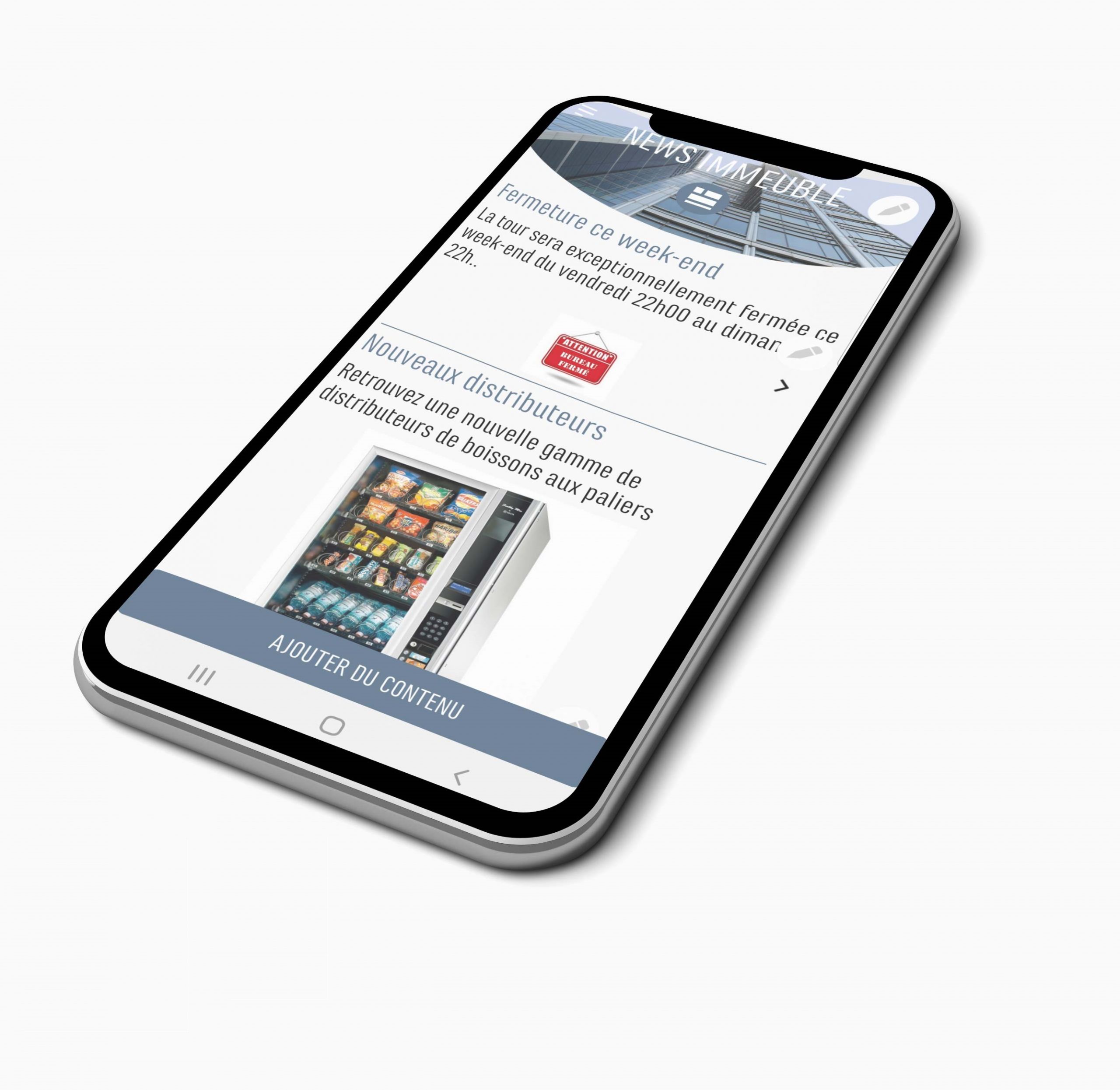 1 mobile news fond jaune 2
